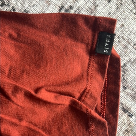 Sitka Men's Red T-Shirt - Picture 4 of 5